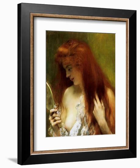 Girl with Red Hair-Henri Gervex-Framed Giclee Print