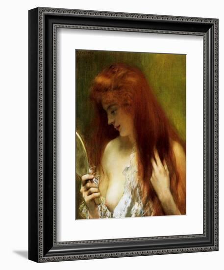 Girl with Red Hair-Henri Gervex-Framed Giclee Print