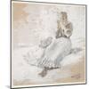Girl with Shell at Ear, 1880 (Graphite, Charcoal and White Gouache on Paper)-Winslow Homer-Mounted Giclee Print