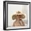 Girl with Straw Hat-The Chelsea Collection-Framed Giclee Print