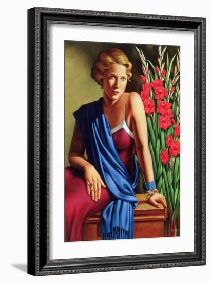 Girl with the Scarab Ring-Catherine Abel-Framed Giclee Print