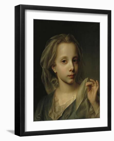 Girl with Veil-Christian Seybold-Framed Giclee Print