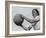 Girl with volley ball, Manzanar Relocation Center, 1943-Ansel Adams-Framed Photographic Print