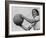 Girl with volley ball, Manzanar Relocation Center, 1943-Ansel Adams-Framed Photographic Print