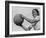 Girl with volley ball, Manzanar Relocation Center, 1943-Ansel Adams-Framed Photographic Print