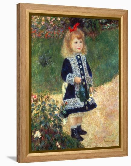 Girl with Watering Can, 1876-Pierre-Auguste Renoir-Framed Premier Image Canvas