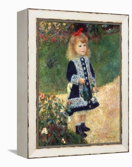 Girl with Watering Can, 1876-Pierre-Auguste Renoir-Framed Premier Image Canvas