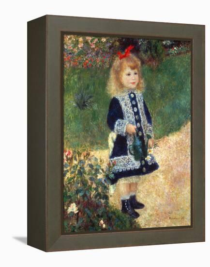 Girl with Watering Can, 1876-Pierre-Auguste Renoir-Framed Premier Image Canvas