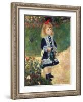Girl with Watering Can, 1876-Pierre-Auguste Renoir-Framed Giclee Print