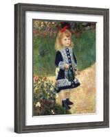Girl with Watering Can, 1876-Pierre-Auguste Renoir-Framed Giclee Print
