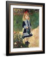 Girl with Watering Can, 1876-Pierre-Auguste Renoir-Framed Giclee Print