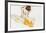 Girl with Yellow Scarf-Egon Schiele-Framed Art Print