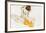 Girl with Yellow Scarf-Egon Schiele-Framed Art Print