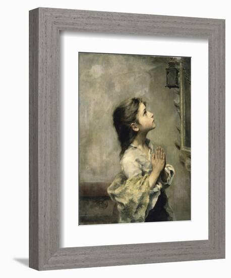 Girl-Roberto Ferruzzi-Framed Giclee Print