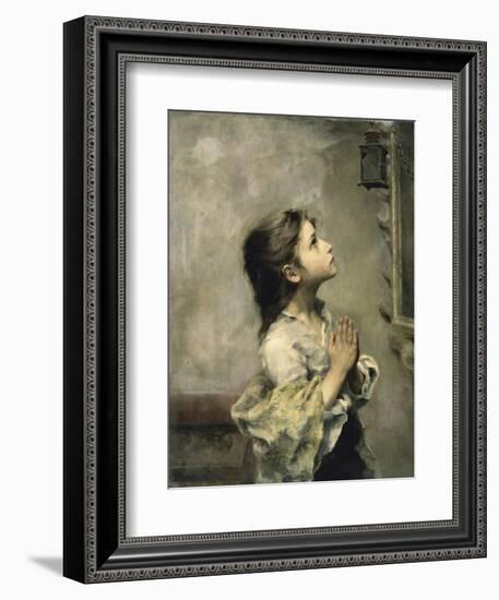 Girl-Roberto Ferruzzi-Framed Giclee Print