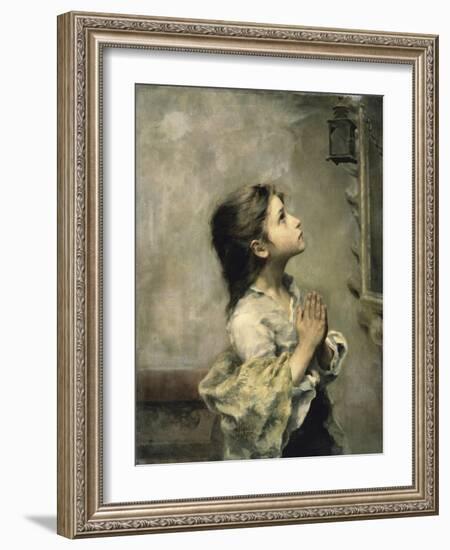 Girl-Roberto Ferruzzi-Framed Giclee Print