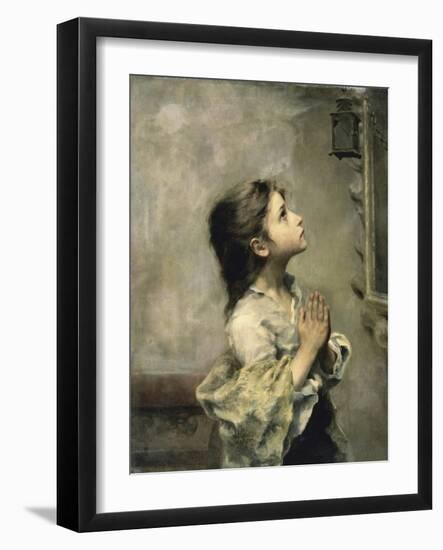 Girl-Roberto Ferruzzi-Framed Giclee Print