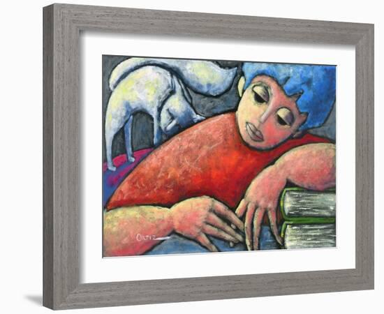 Girl-Oscar Ortiz-Framed Giclee Print