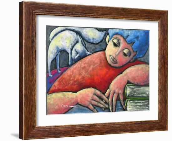 Girl-Oscar Ortiz-Framed Giclee Print