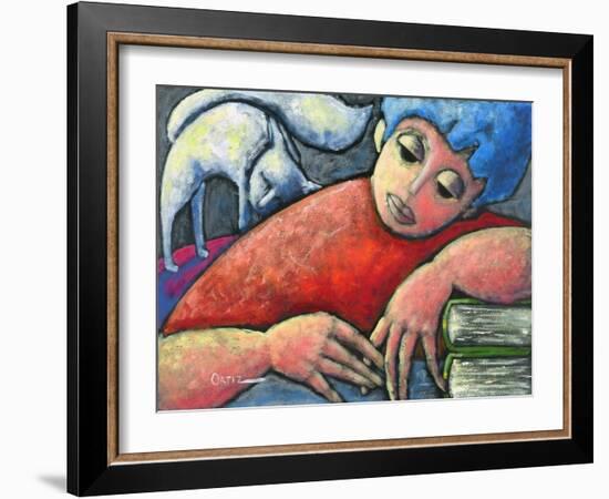 Girl-Oscar Ortiz-Framed Giclee Print