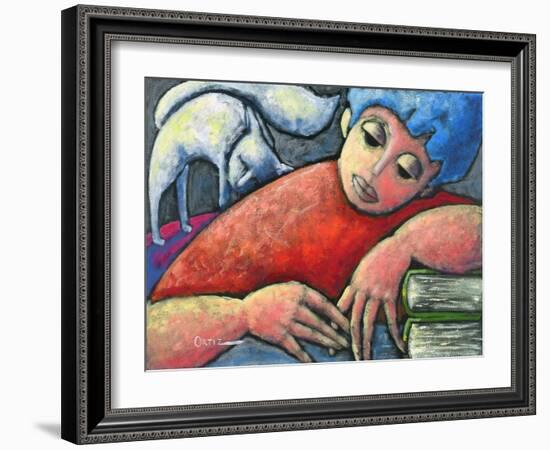 Girl-Oscar Ortiz-Framed Giclee Print