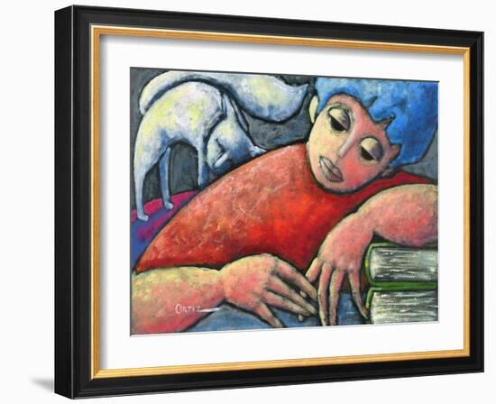 Girl-Oscar Ortiz-Framed Giclee Print