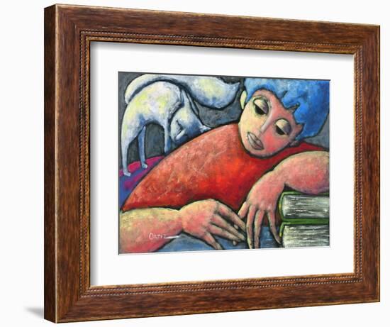 Girl-Oscar Ortiz-Framed Giclee Print