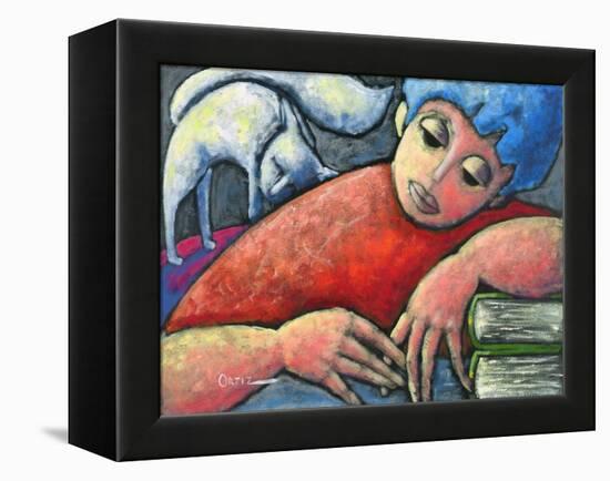 Girl-Oscar Ortiz-Framed Premier Image Canvas