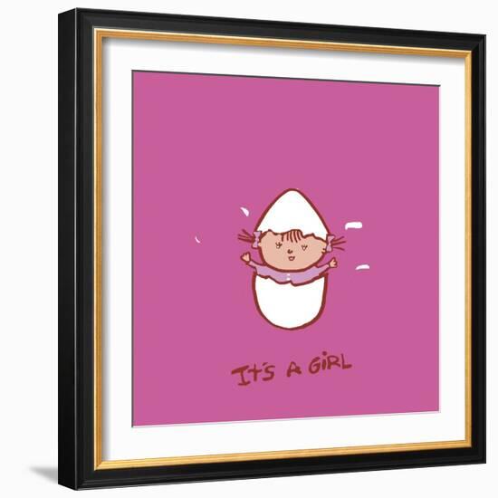 Girl-Anne Cote-Framed Giclee Print