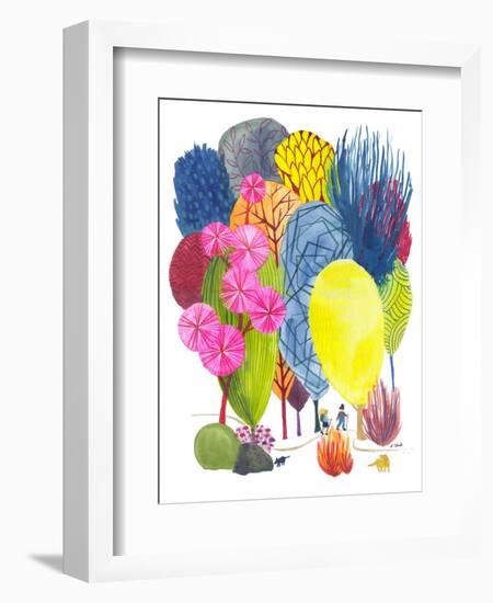 Girlfriend Hike-Kerstin Stock-Framed Art Print