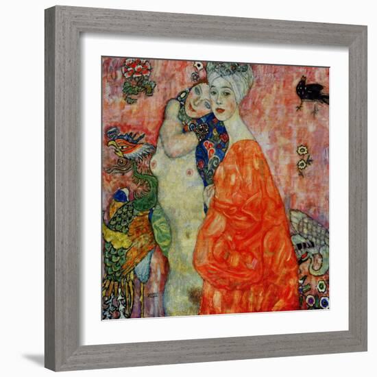 Girlfriends, 1916-1917-Gustav Klimt-Framed Giclee Print