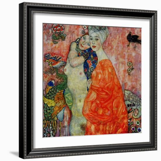 Girlfriends, 1916-1917-Gustav Klimt-Framed Giclee Print