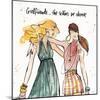 Girlfriends II-Anne Tavoletti-Mounted Art Print