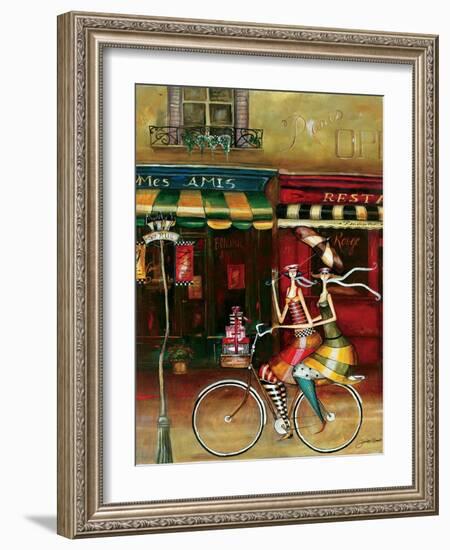 Girlfriends in Paris-Jennifer Garant-Framed Giclee Print