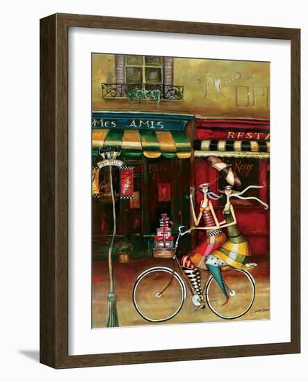 Girlfriends in Paris-Jennifer Garant-Framed Giclee Print