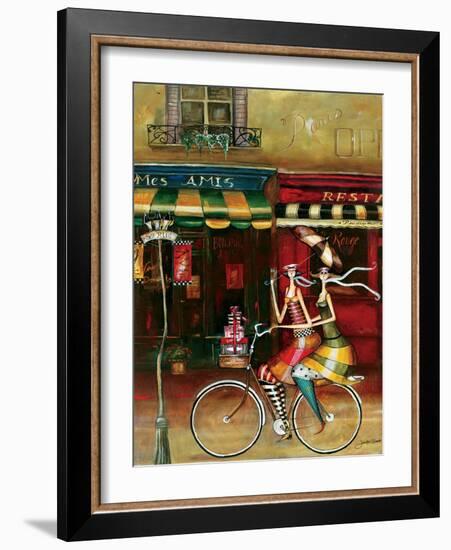 Girlfriends in Paris-Jennifer Garant-Framed Giclee Print