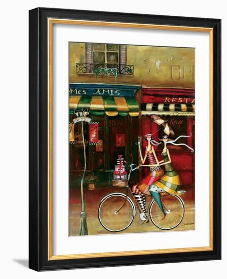 Girlfriends in Paris-Jennifer Garant-Framed Giclee Print