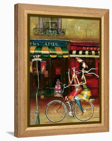 Girlfriends in Paris-Jennifer Garant-Framed Premier Image Canvas