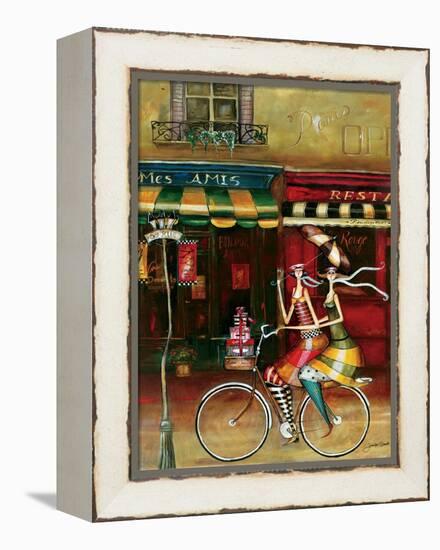 Girlfriends in Paris-Jennifer Garant-Framed Premier Image Canvas