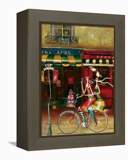 Girlfriends in Paris-Jennifer Garant-Framed Premier Image Canvas