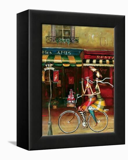 Girlfriends in Paris-Jennifer Garant-Framed Premier Image Canvas