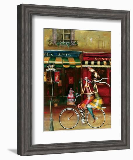 Girlfriends in Paris-Jennifer Garant-Framed Giclee Print