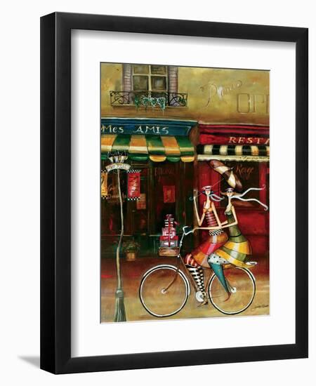 Girlfriends in Paris-Jennifer Garant-Framed Giclee Print