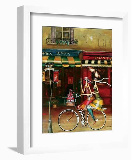 Girlfriends in Paris-Jennifer Garant-Framed Giclee Print