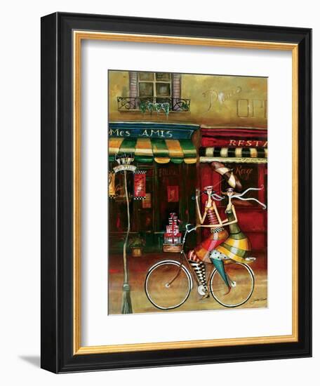 Girlfriends in Paris-Jennifer Garant-Framed Giclee Print