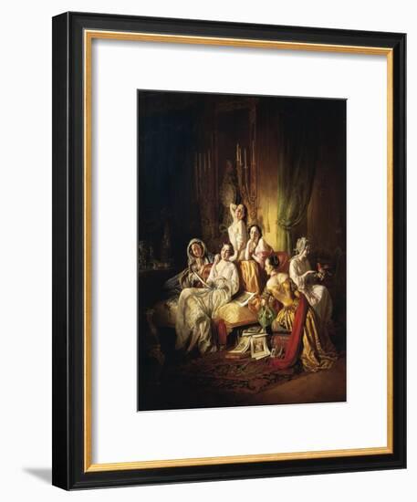 Girls after the Dance, 1850-Juan de Flandes-Framed Giclee Print