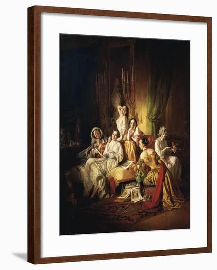 Girls after the Dance, 1850-Juan de Flandes-Framed Giclee Print