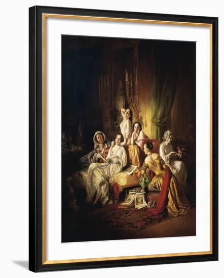 Girls after the Dance, 1850-Juan de Flandes-Framed Giclee Print