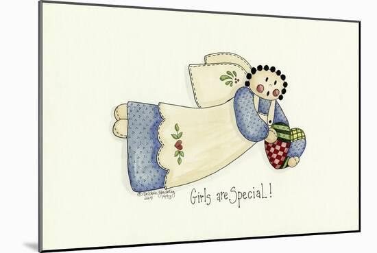 Girls are Special Angel-Debbie McMaster-Mounted Giclee Print