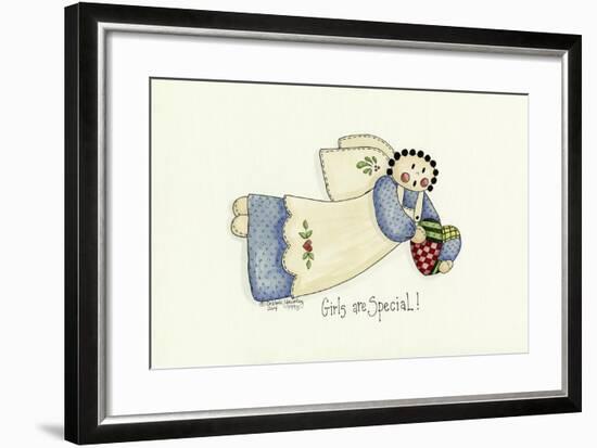 Girls are Special Angel-Debbie McMaster-Framed Giclee Print